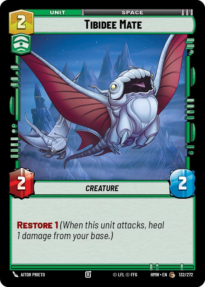 Tibidee Mate, Homeworlds 132/272