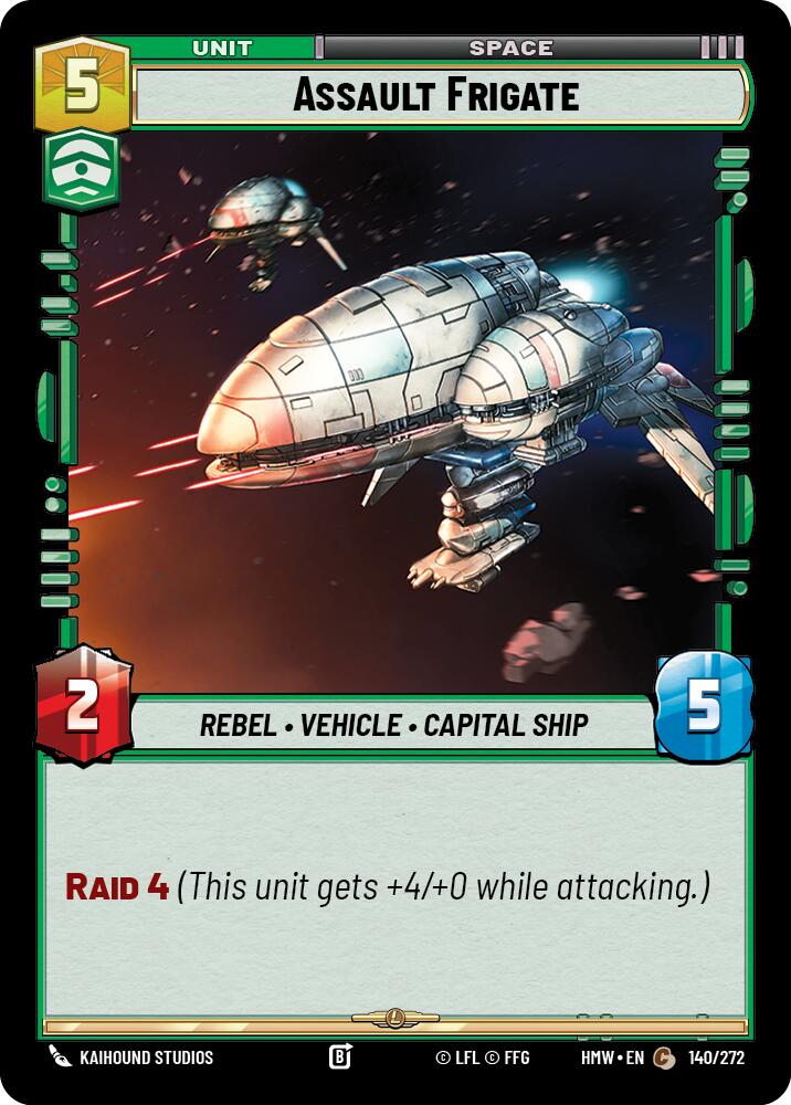Assault Frigate, Homeworlds 140/272