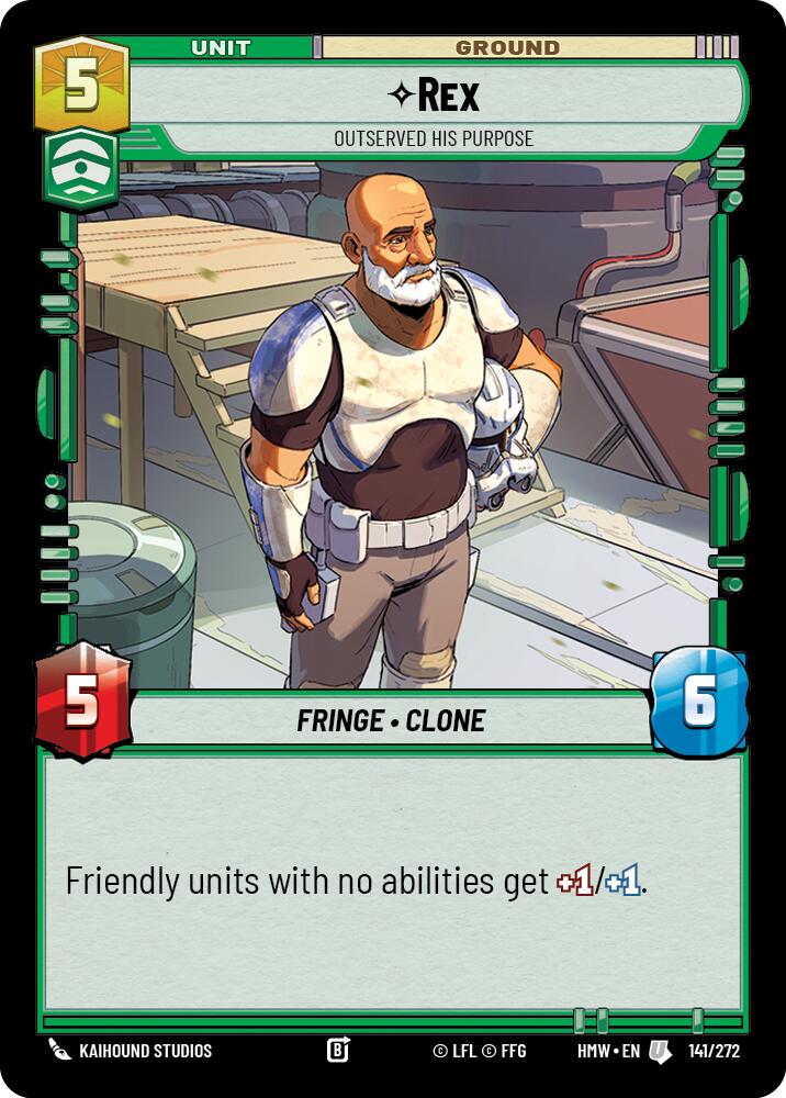 Rex - Outserved His Purpose, Homeworlds 141/272