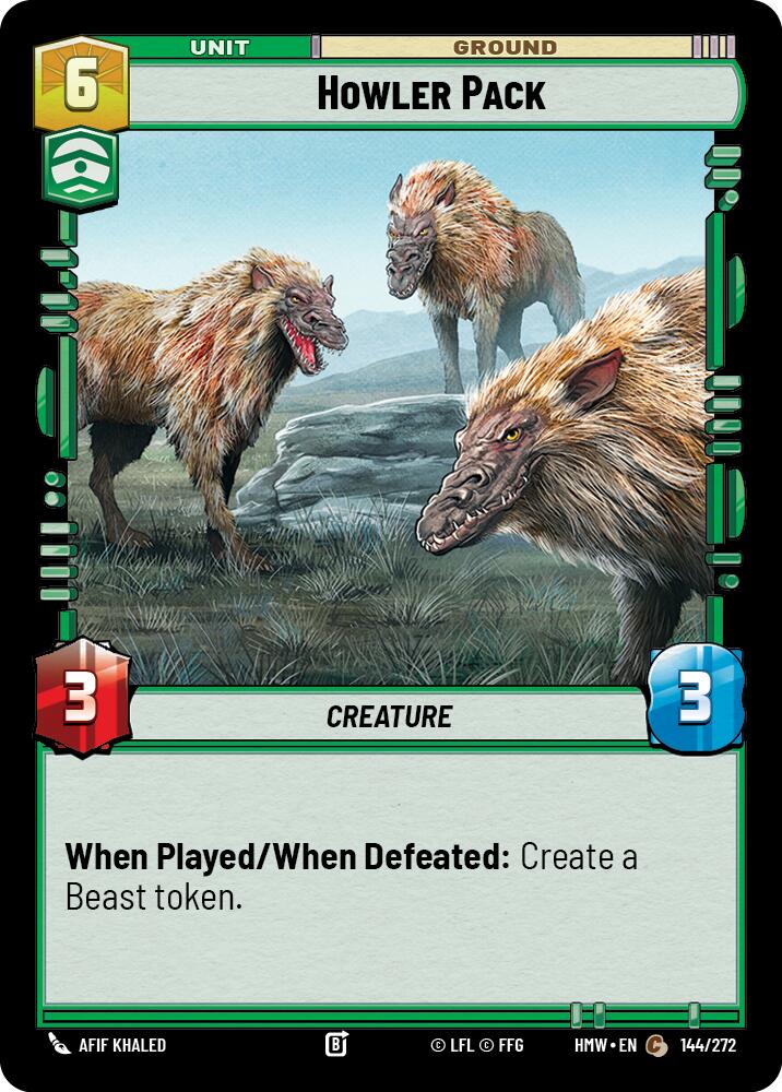 Howler Pack, Homeworlds 144/272
