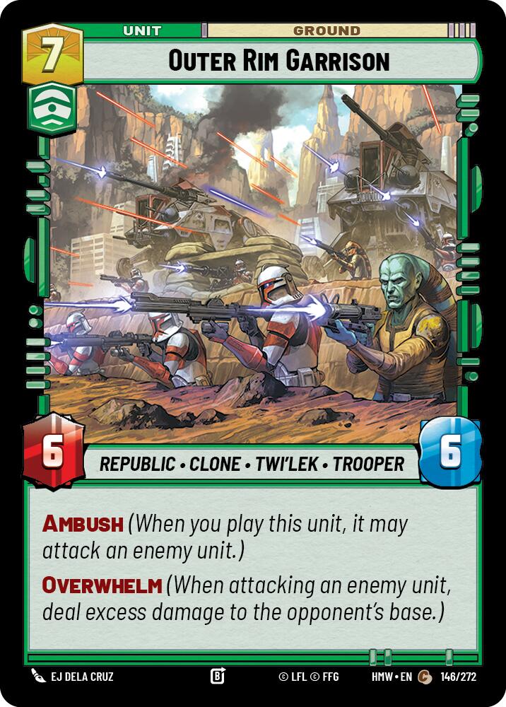 Outer Rim Garrison, Homeworlds 146/272