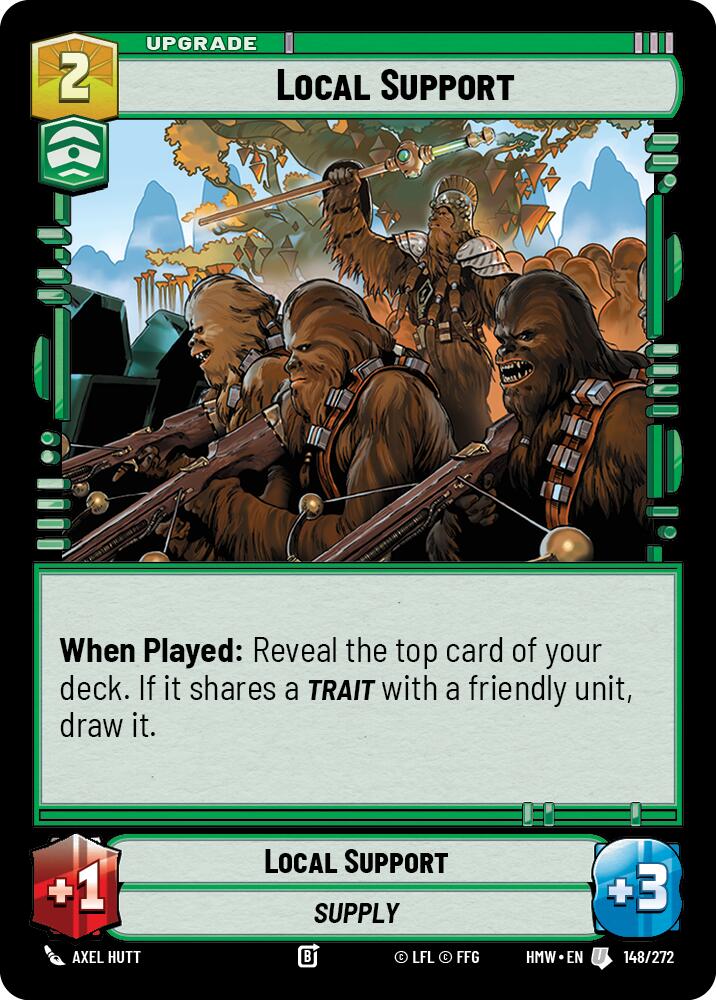 Local Support, Homeworlds 148/272