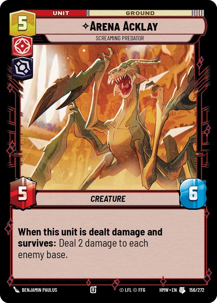 Arena Acklay - Screaming Predator, Homeworlds 156/272
