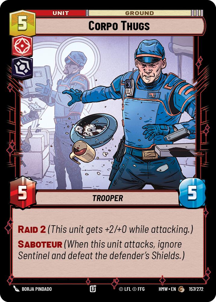 Corpo Thugs, Homeworlds 157/272