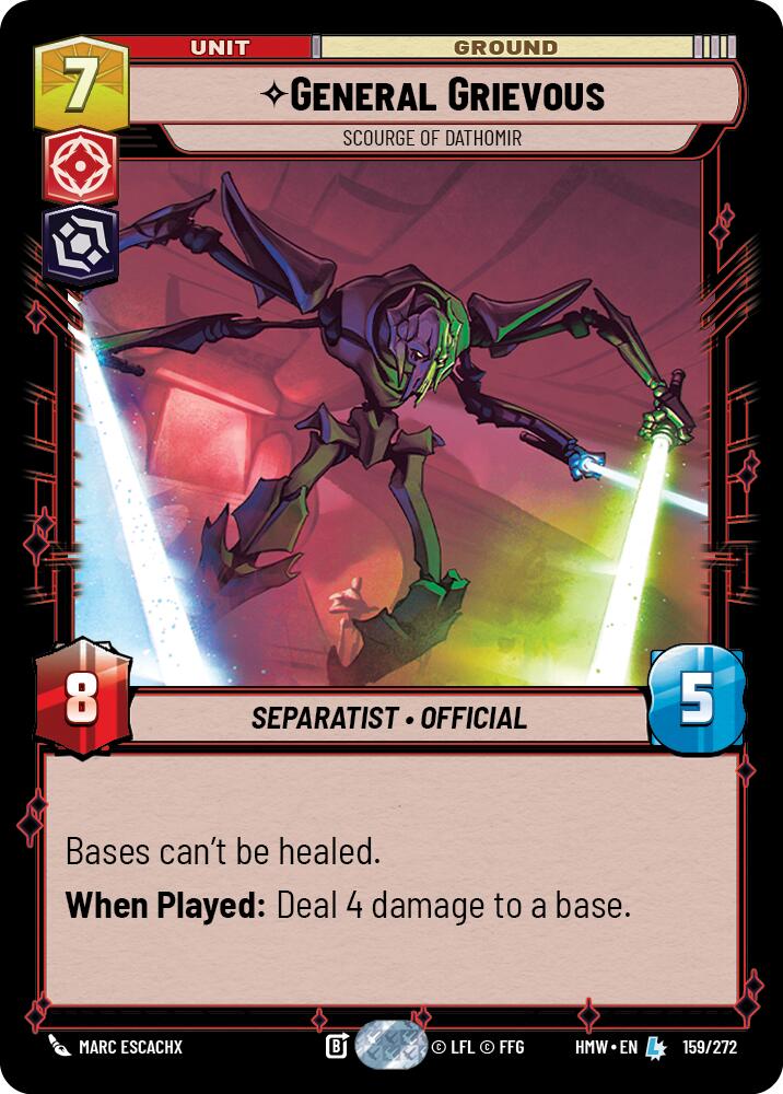 General Grievous - Scourge of Dathomir, Homeworlds 159/272