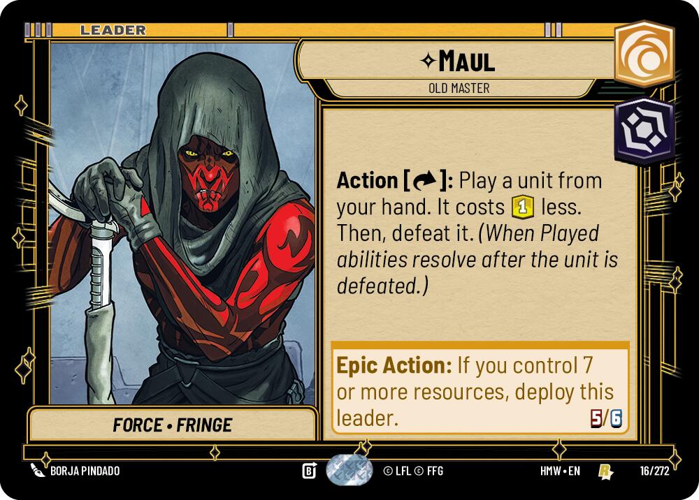 Maul - Old Master, Homeworlds 16/272