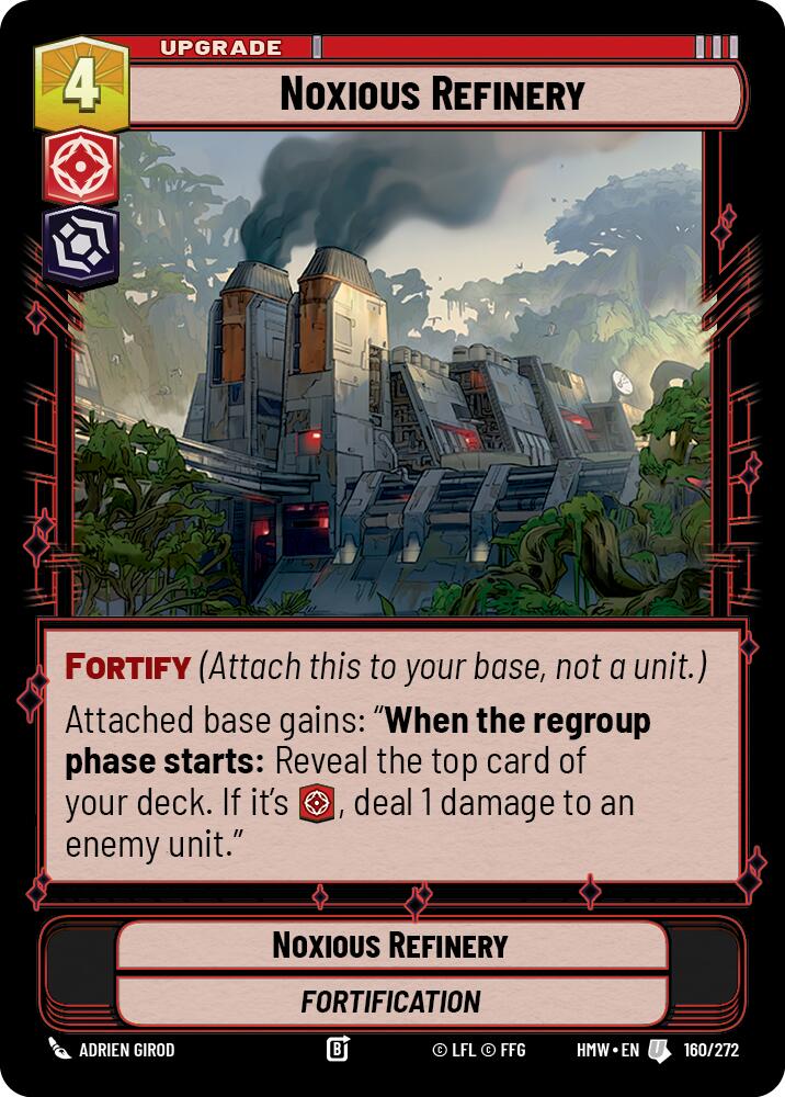 Noxious Refinery, Homeworlds 160/272