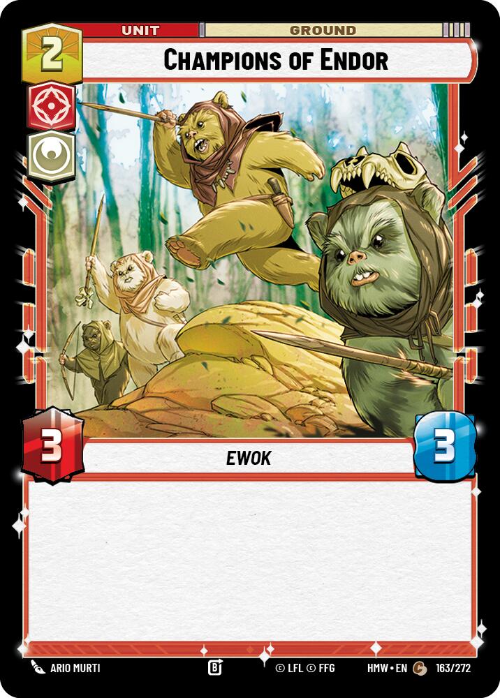 Champions of Endor, Homeworlds 163/272