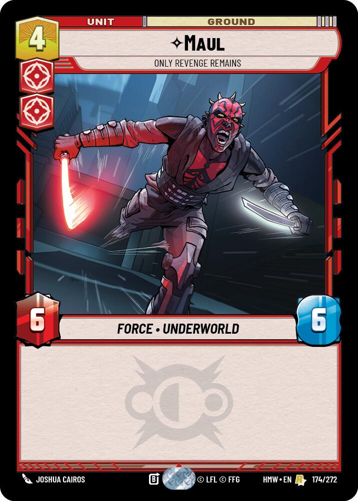 Maul - Only Revenge Remains, Homeworlds 174/272