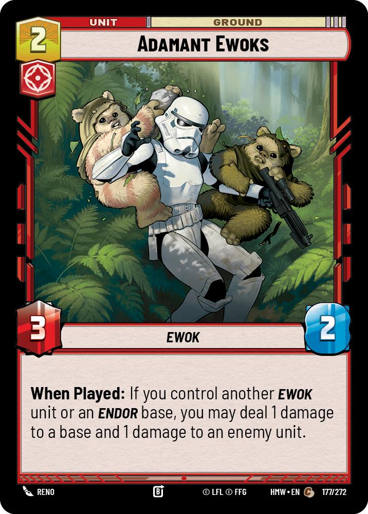 Adamant Ewoks, Homeworlds 177/272