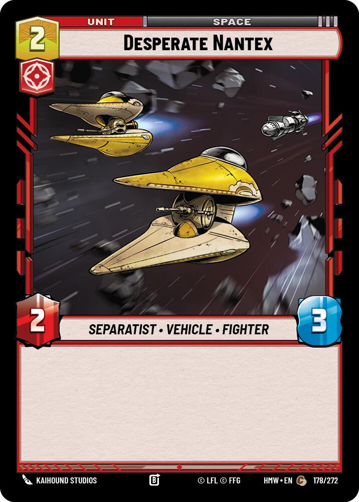 Desperate Nantex, Homeworlds 178/272