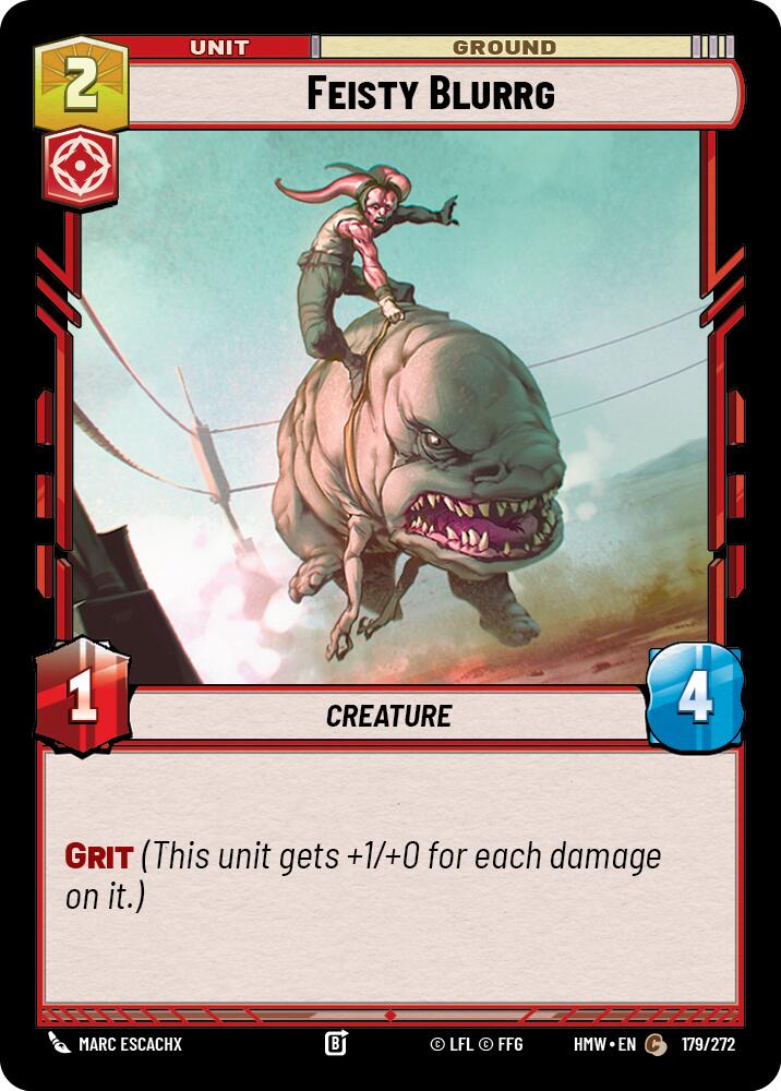 Feisty Blurrg, Homeworlds 179/272