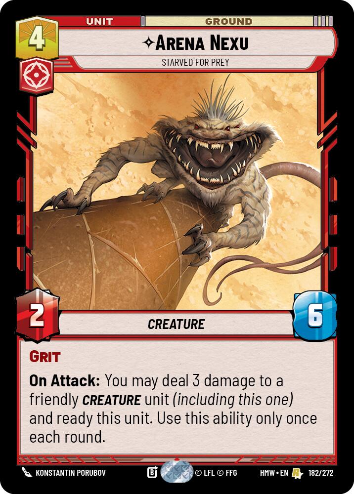 Arena Nexu - Starved for Prey, Homeworlds 182/272