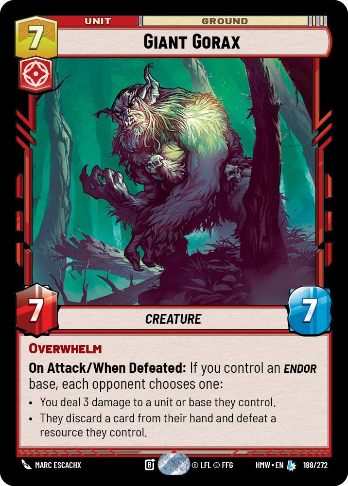 Giant Gorax, Homeworlds 188/272