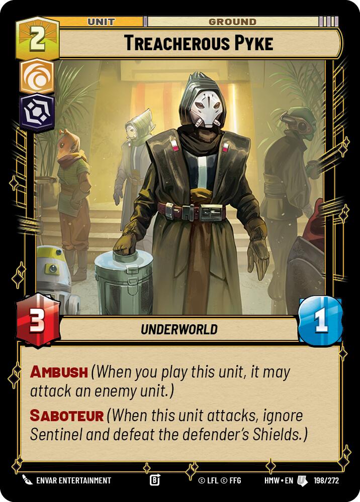 Treacherous Pyke, Homeworlds 198/272
