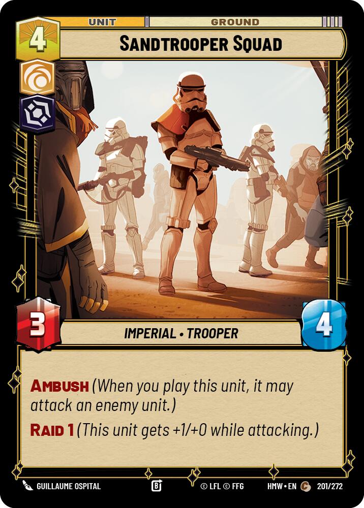 Sandtrooper Squad, Homeworlds 201/272