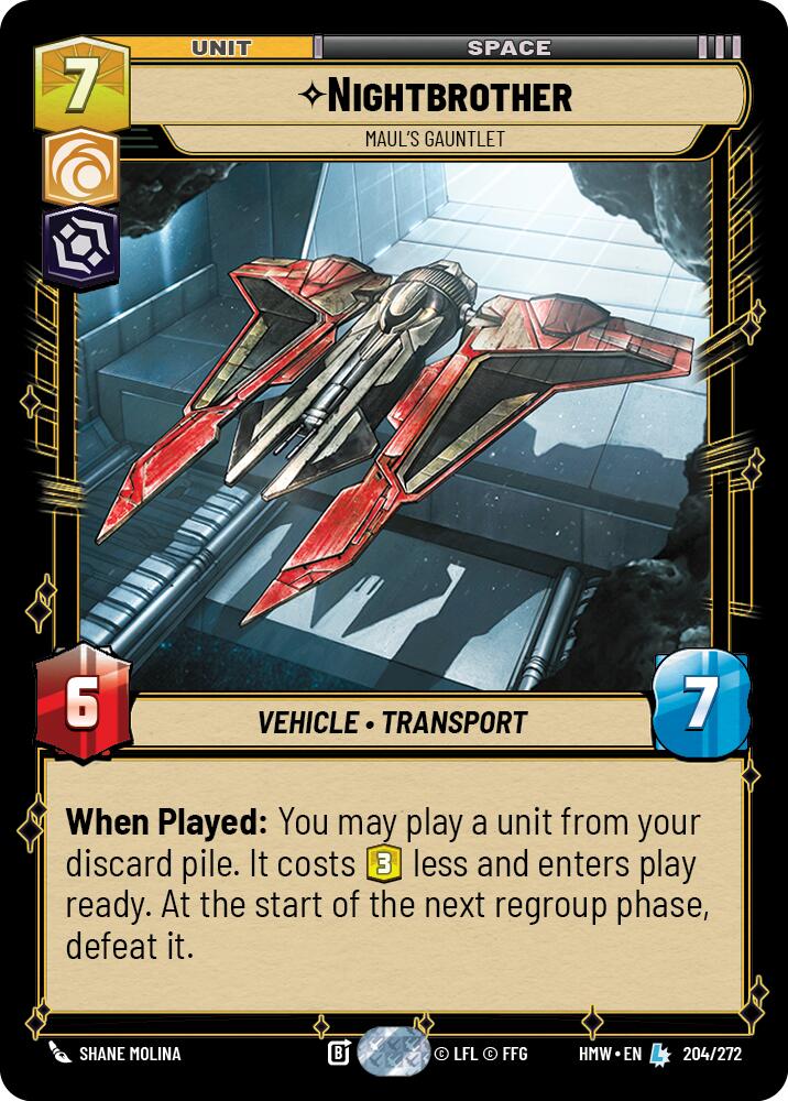 Nightbrother - Maul's Gauntlet, Homeworlds 204/272