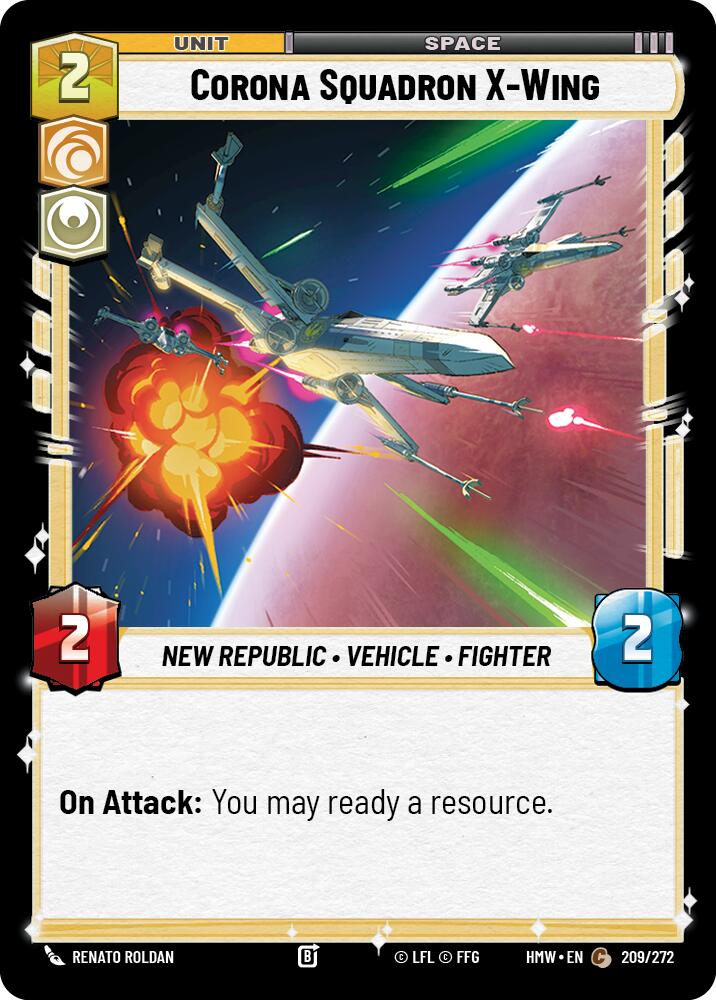 Corona Squadron X-Wing, Homeworlds 209/272