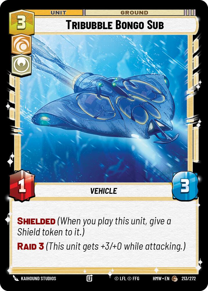 Tribubble Bongo Sub, Homeworlds 213/272