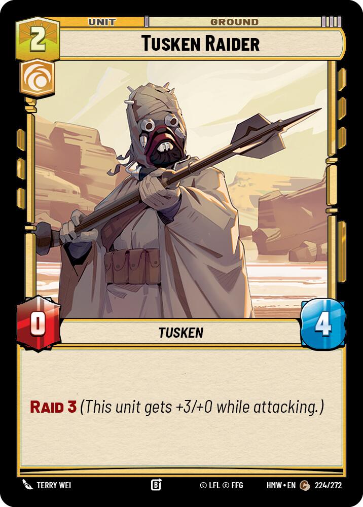 Tusken Raider, Homeworlds 224/272