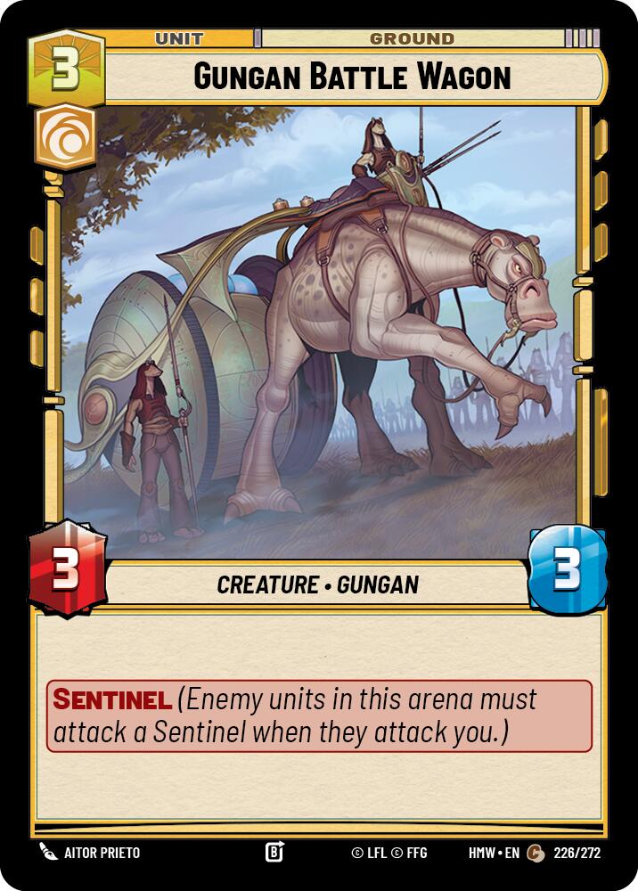 Gungan Battle Wagon, Homeworlds 226/272