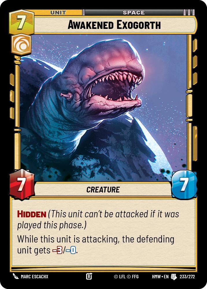 Awakened Exogorth, Homeworlds 233/272