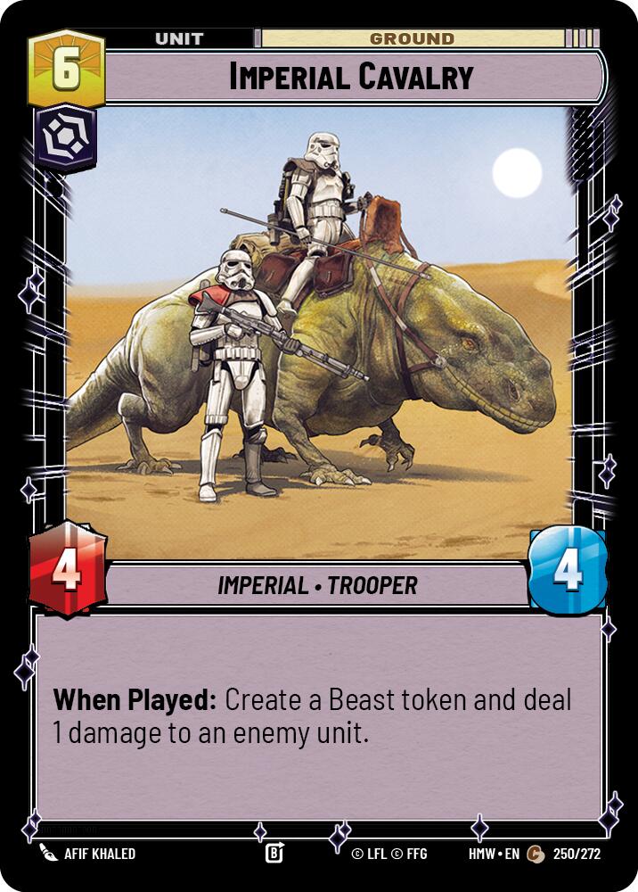 Imperial Cavalry, Homeworlds 250/272