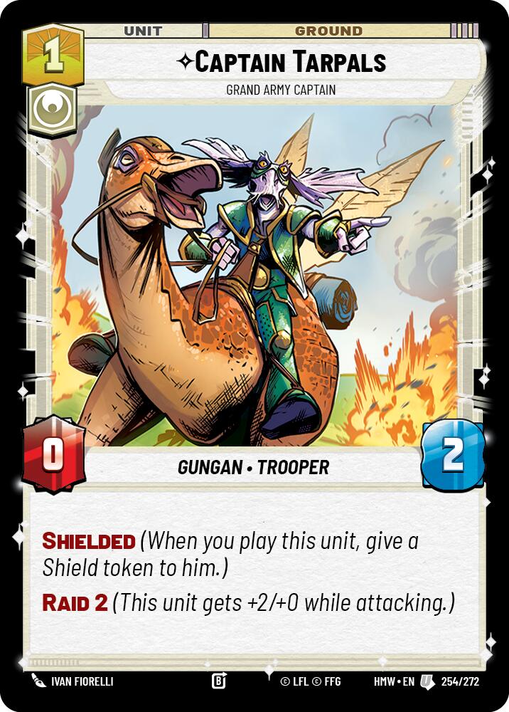 Captain Tarpals - Grand Army Captain, Homeworlds 254/272