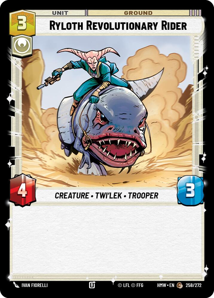 Ryloth Revolutionary Rider, Homeworlds 258/272