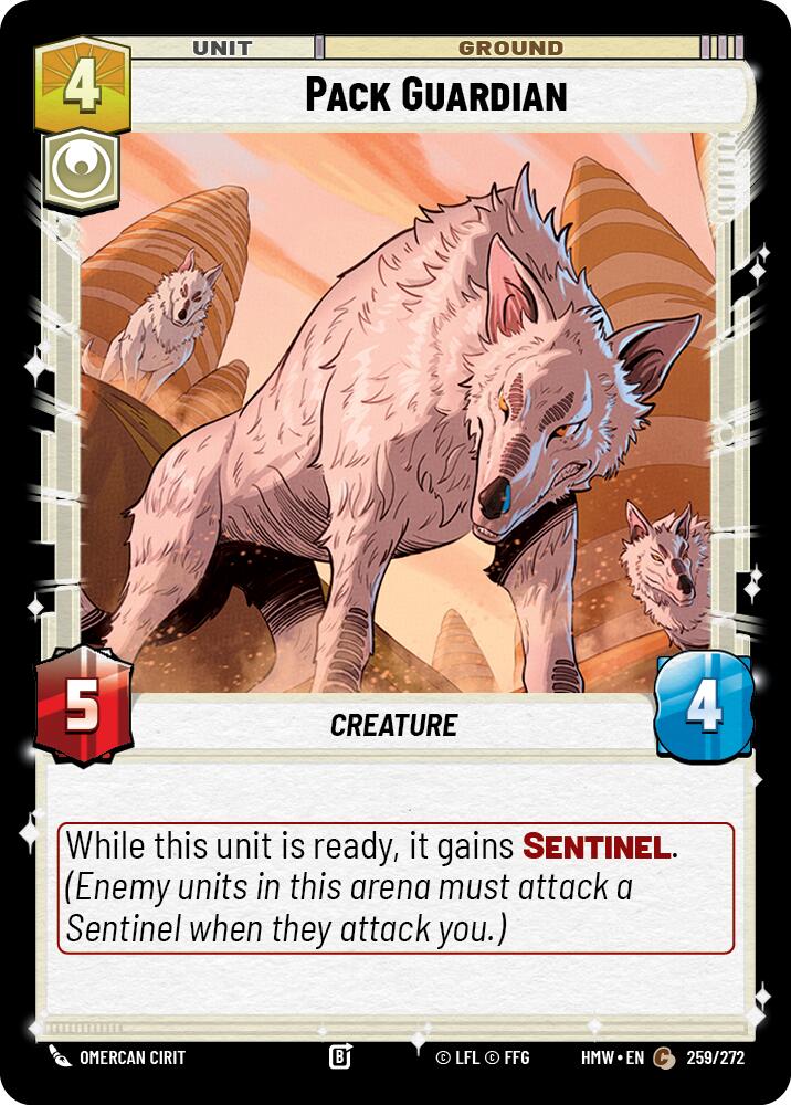 Pack Guardian, Homeworlds 259/272