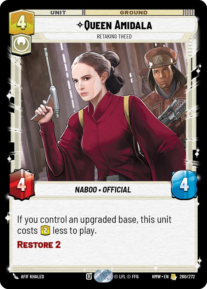 Queen Amidala - Retaking Theed, Homeworlds 260/272