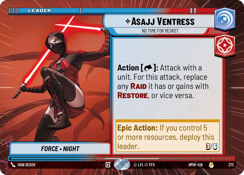 Asajj Ventress - No Time For Regret (Hyperspace), Homeworlds 273