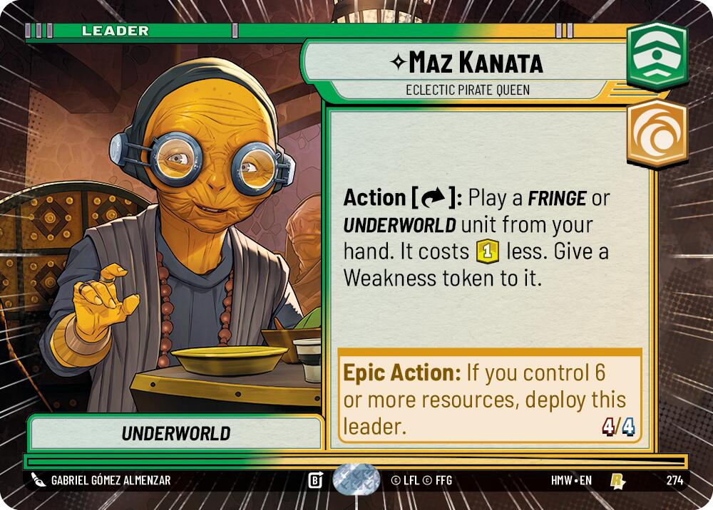 Maz Kanata - Eclectic Pirate Queen (Hyperspace), Homeworlds 274