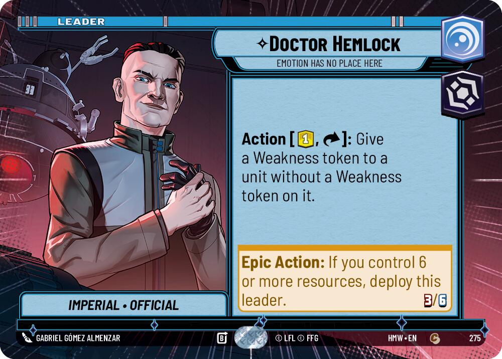 Doctor Hemlock - Emotion Has No Place Here (Hyperspace), Homeworlds 275