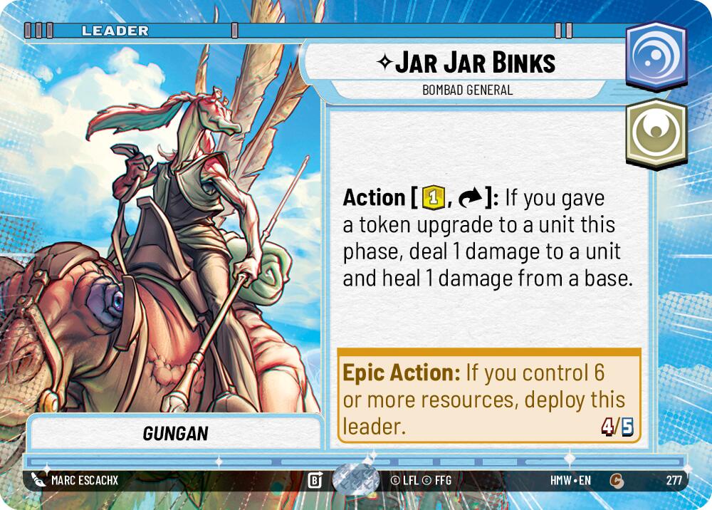 Jar Jar Binks - Bombad General (Hyperspace), Homeworlds 277