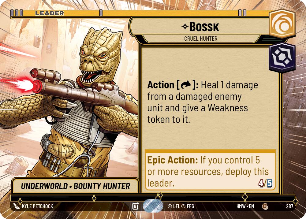 Bossk - Cruel Hunter (Hyperspace), Homeworlds 287