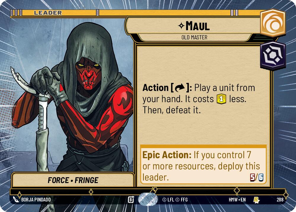 Maul - Old Master (Hyperspace), Homeworlds 288