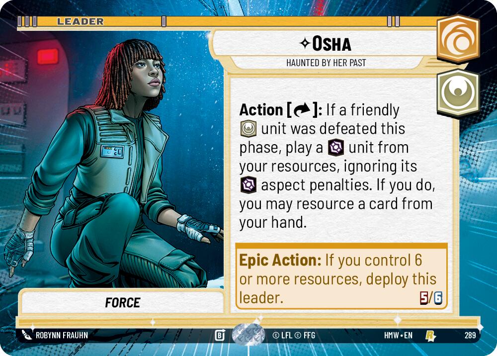Osha - Haunted By Her Past (Hyperspace), Homeworlds 289