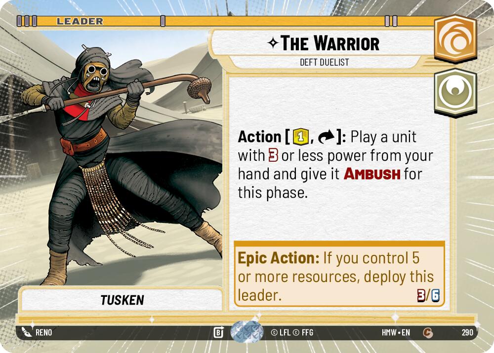 The Warrior - Deft Duelist (Hyperspace), Homeworlds 290
