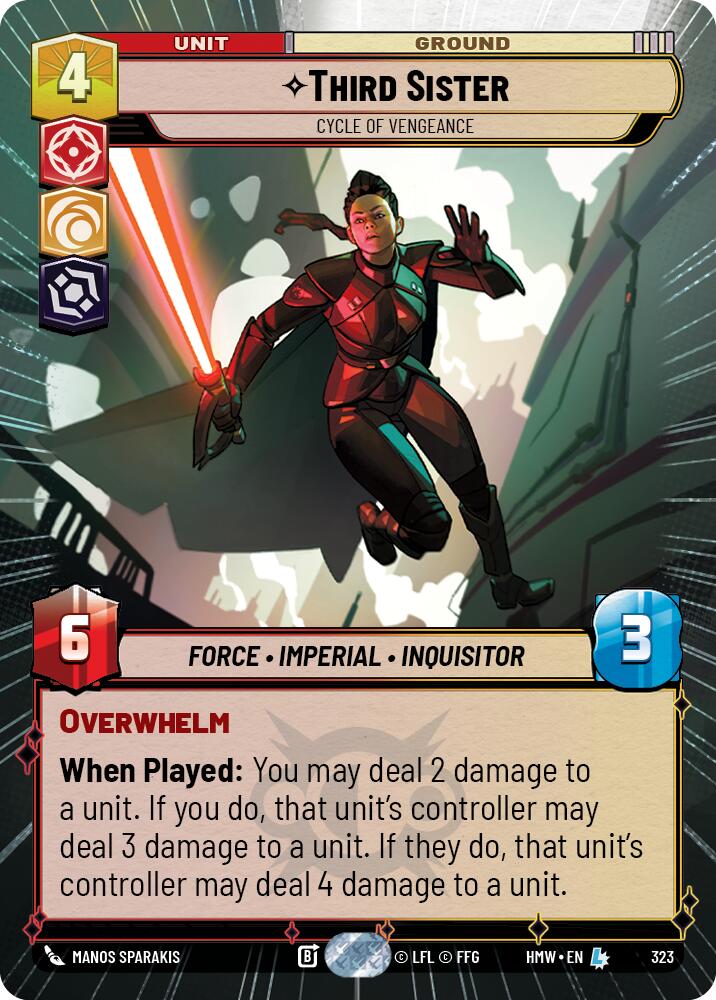Third Sister - Cycle of Vengeance (Hyperspace), Homeworlds 323
