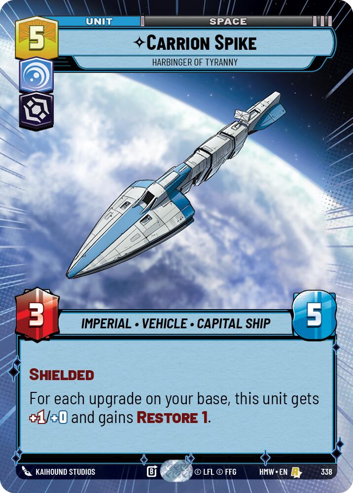 Carrion Spike - Harbinger of Tyranny (Hyperspace), Homeworlds 338
