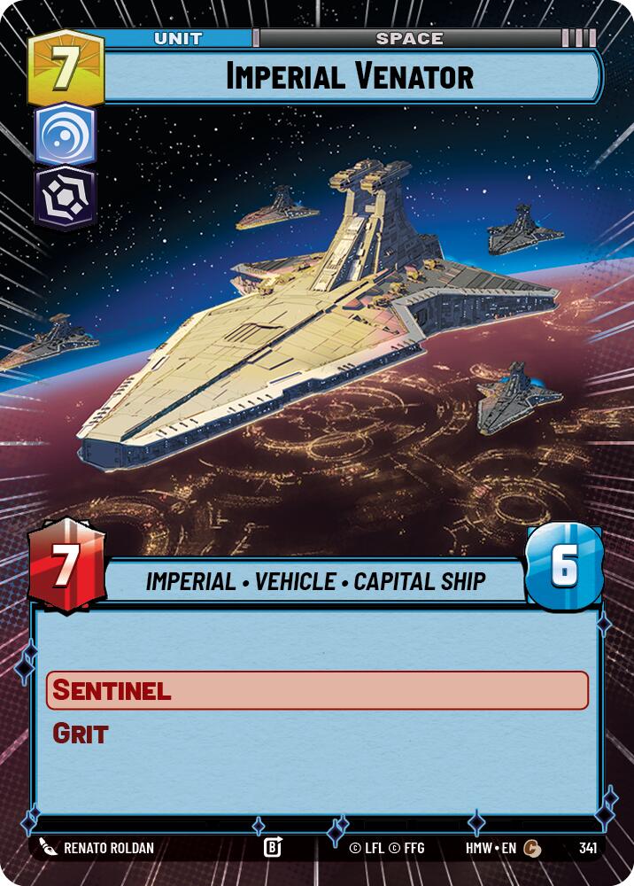 Imperial Venator (Hyperspace), Homeworlds 341