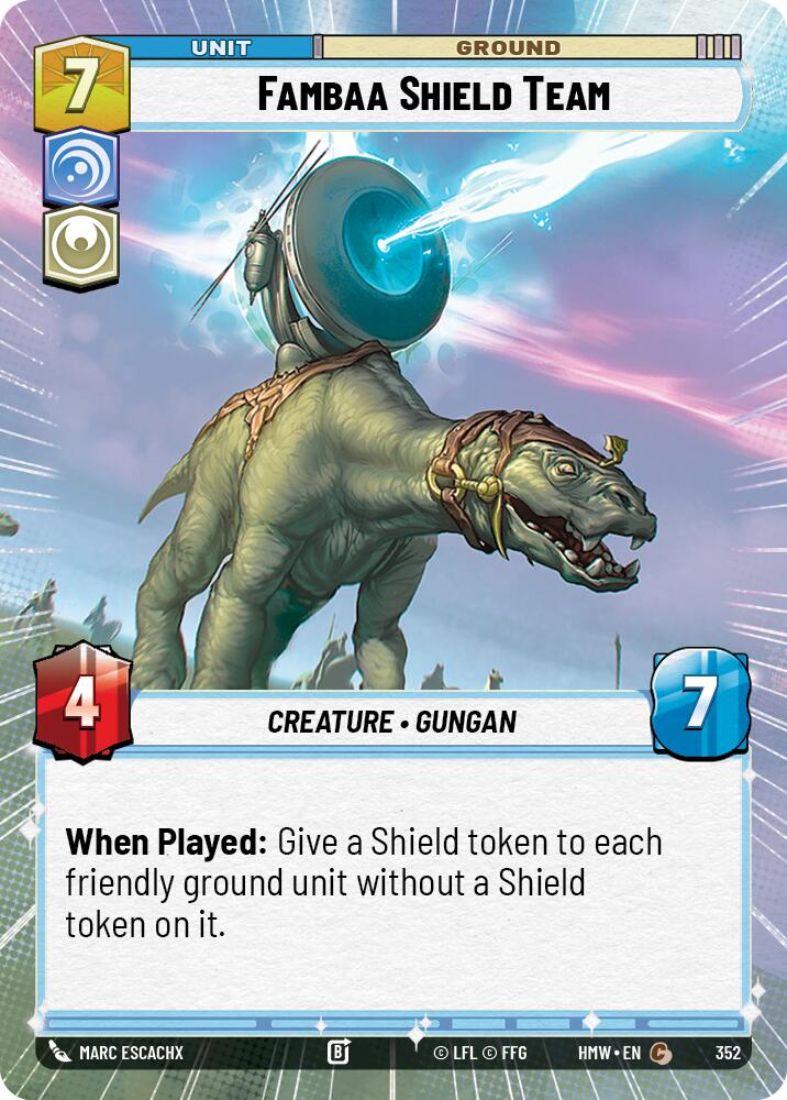 Fambaa Shield Team (Hyperspace), Homeworlds 352