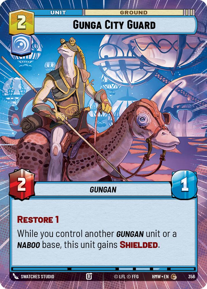 Gunga City Guard (Hyperspace), Homeworlds 356
