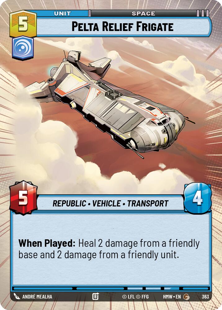 Pelta Relief Frigate (Hyperspace), Homeworlds 363