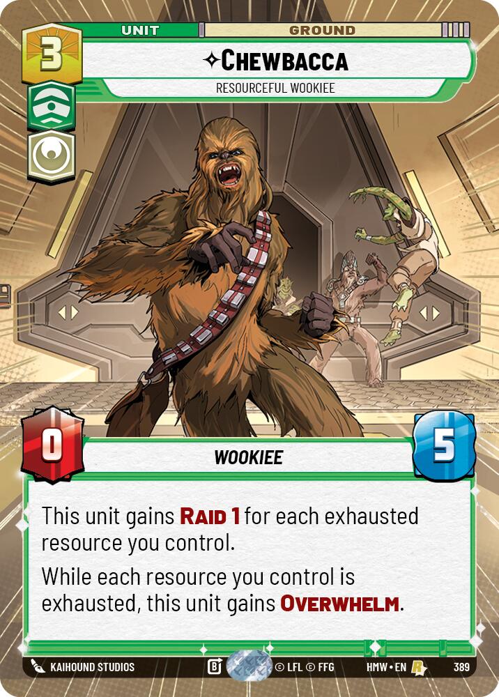 Chewbacca - Resourceful Wookiee (Hyperspace), Homeworlds 389
