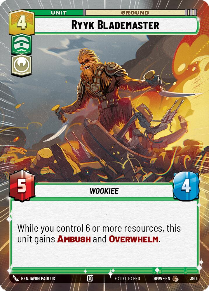 Ryyk Blademaster (Hyperspace), Homeworlds 390