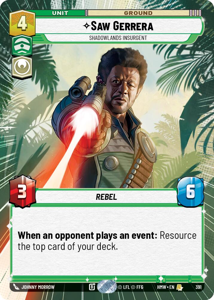 Saw Gerrera - Shadowlands Insurgent (Hyperspace), Homeworlds 391