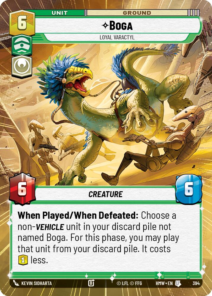 Boga - Loyal Varactyl (Hyperspace), Homeworlds 394