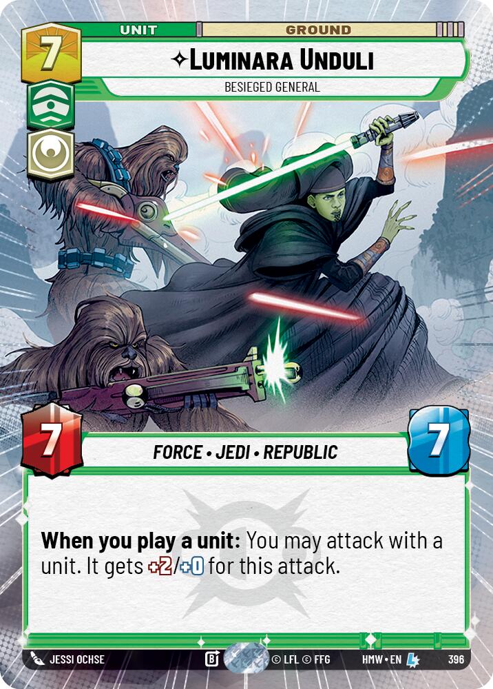 Luminara Unduli - Besieged General (Hyperspace), Homeworlds 396